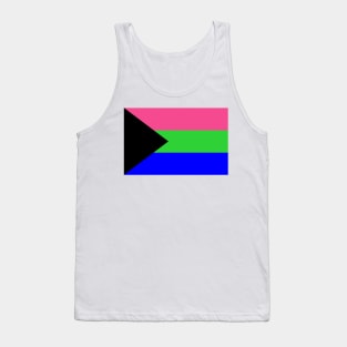 Demi-Polysexual Pride Flag Tank Top